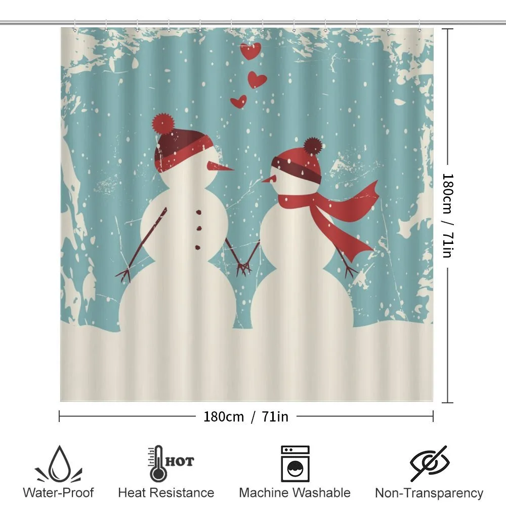Snowman Woman Love — Detail 2