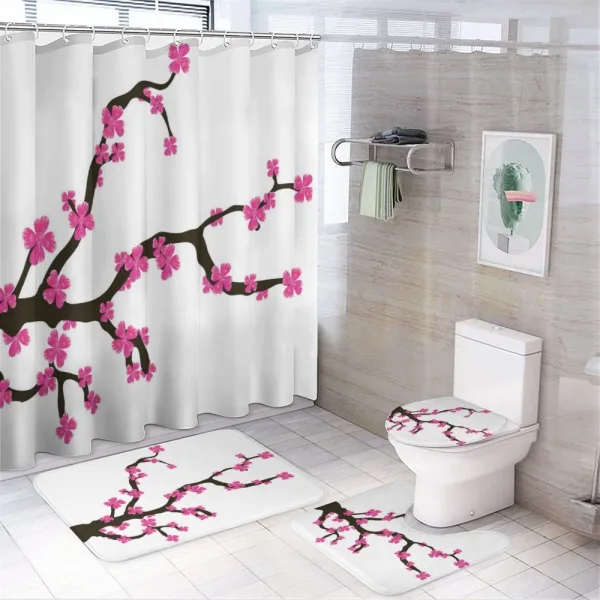 Botany Theme on a shower curtain