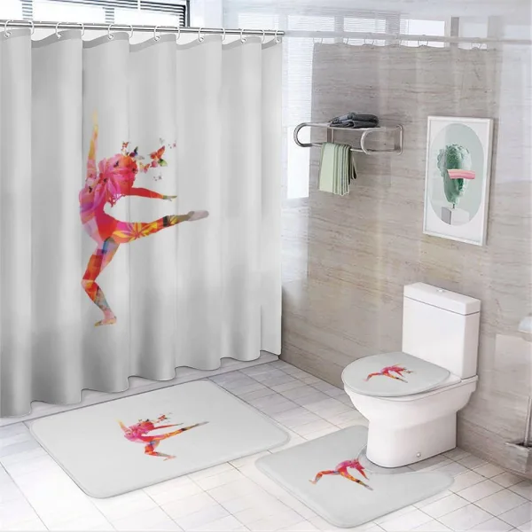 Fantasy Woman Dance on a shower curtain
