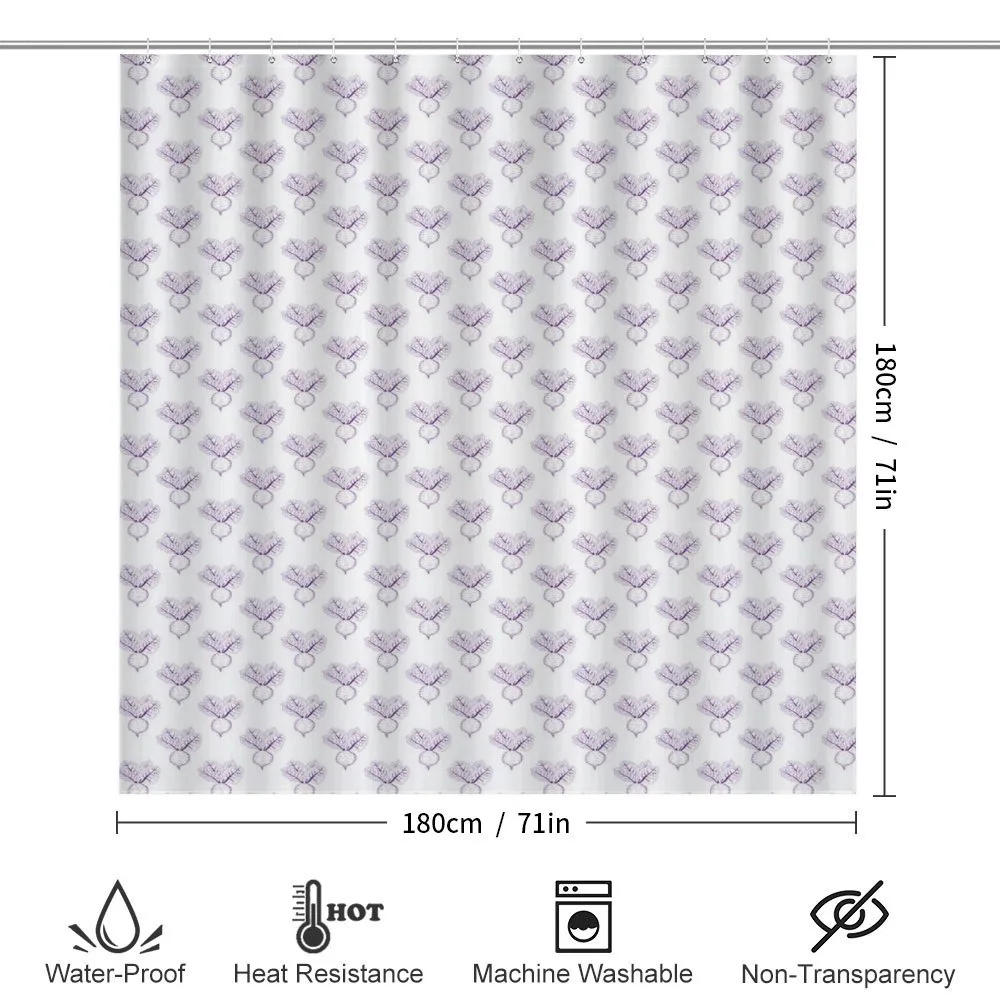 Monochrome Beet Pattern — Detail 2