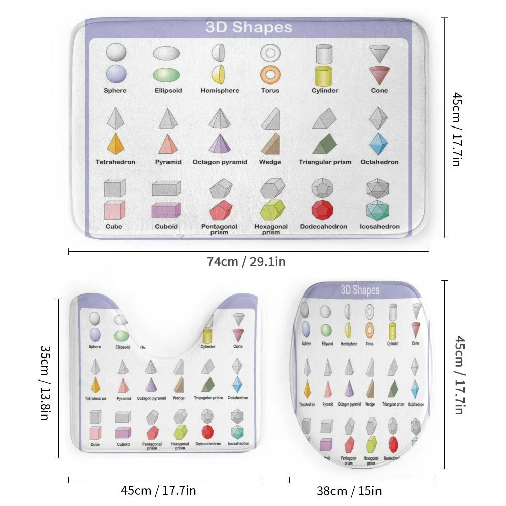 3D Shapes School Theme — Detail 1