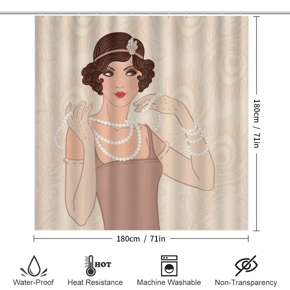 Brunette Flapper — Detail 2