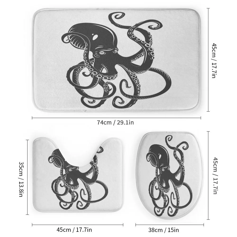 Cartoon Octopus in Sea — Detail 1