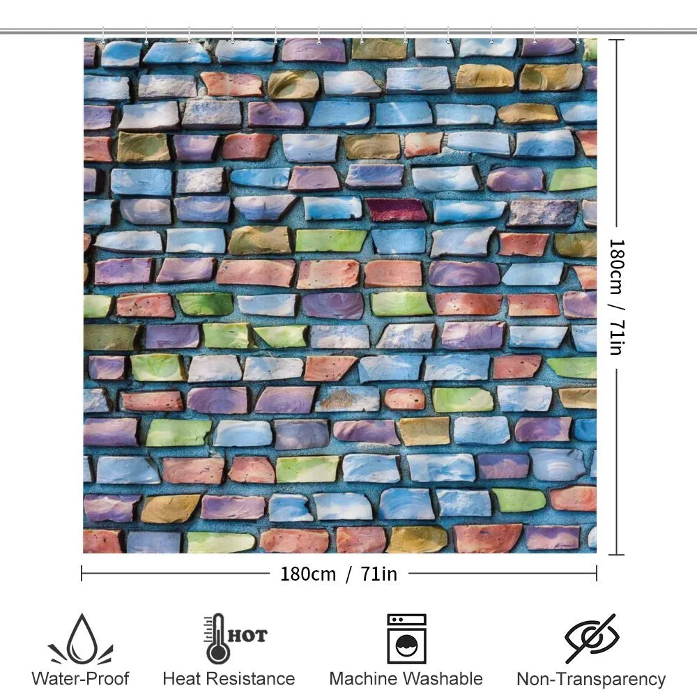Colored Mosaic Walls — Detail 2