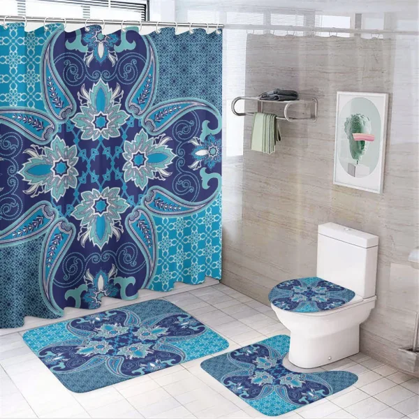Eastern Moroccan Design on a shower curtain