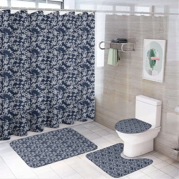 Floral Botanic Design on a shower curtain