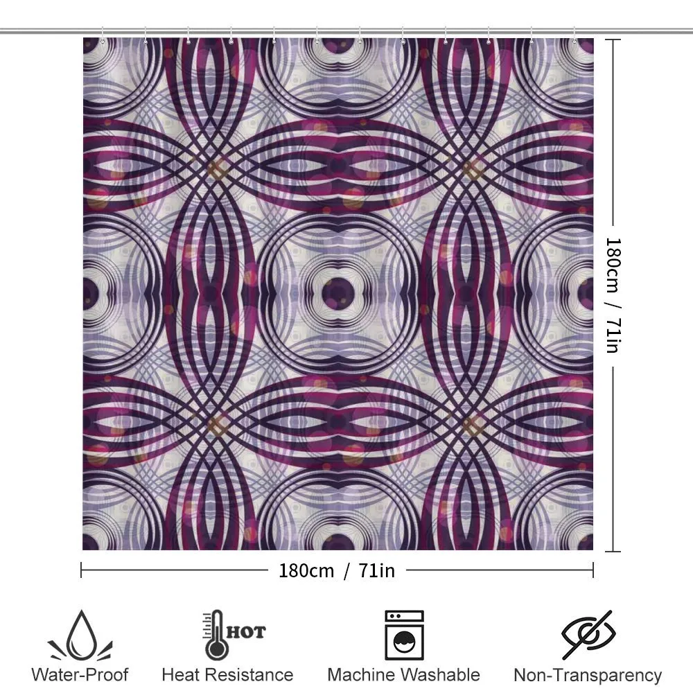 Geometric Stripe Circle — Detail 2