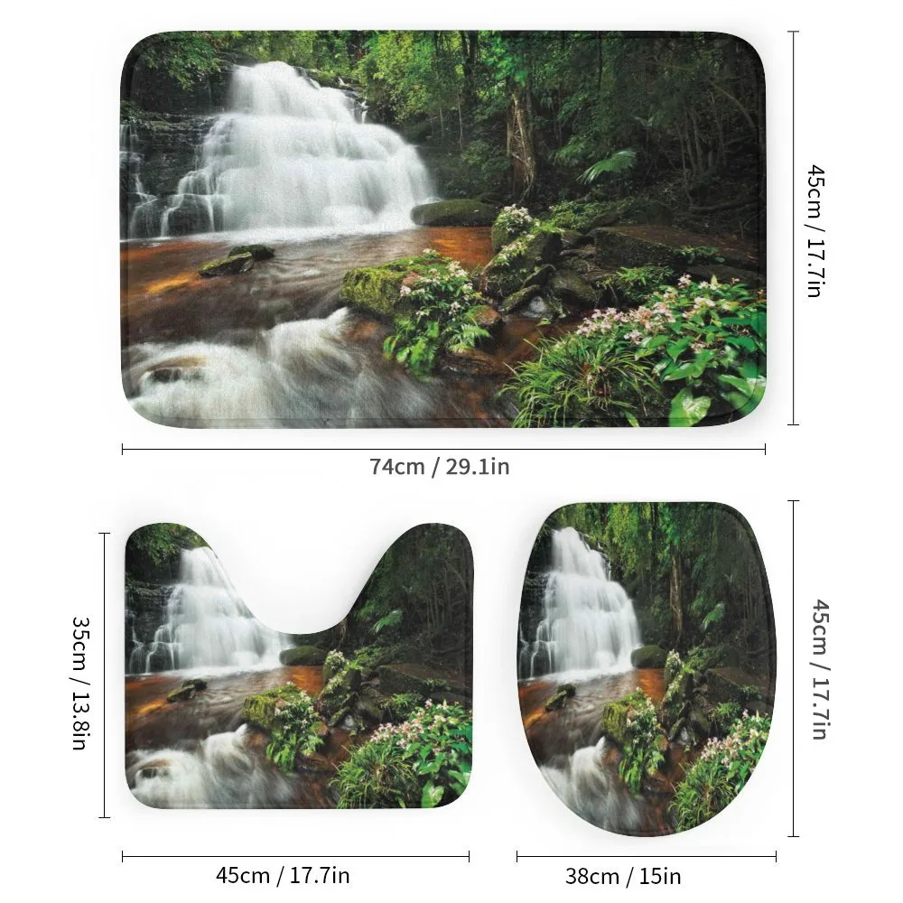Jungle Trees and Waterfall — Detail 1