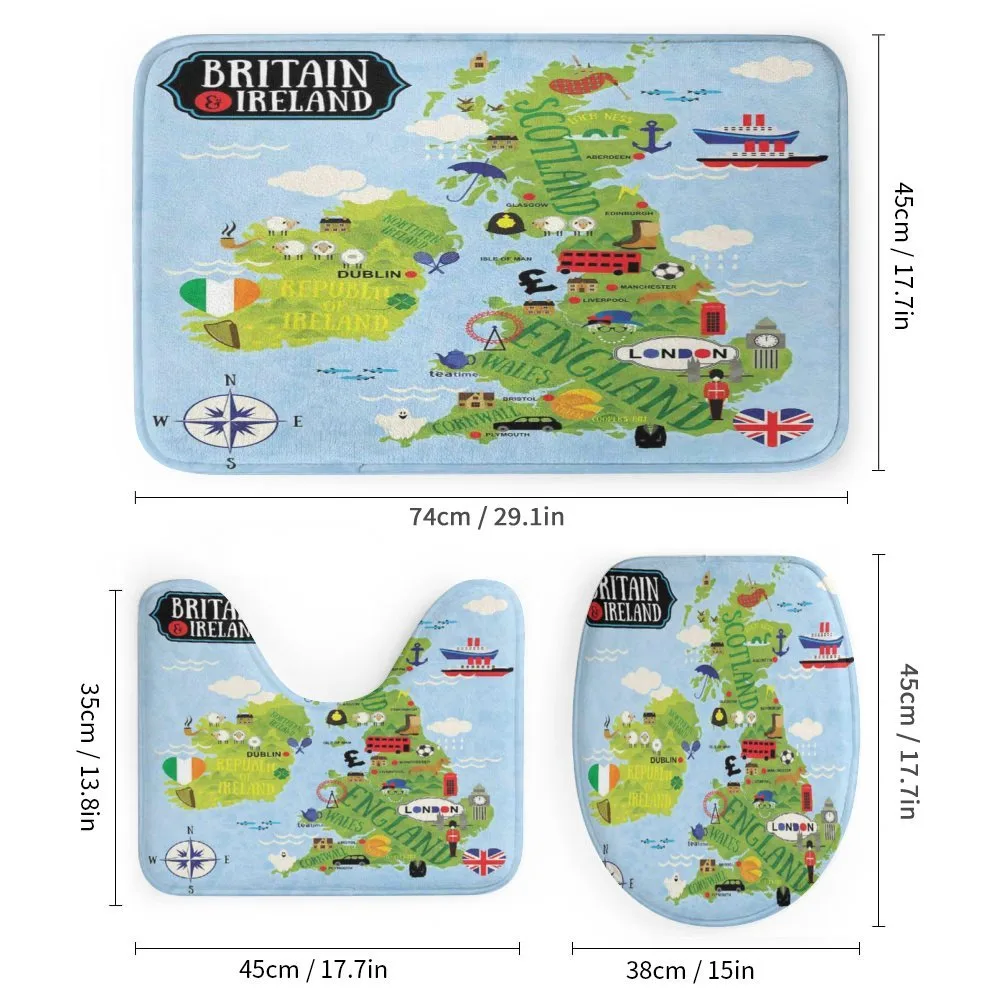 Maps of Britain Ireland — Detail 1