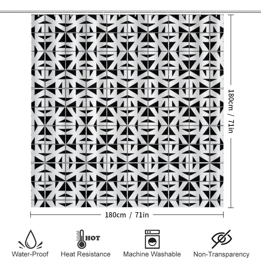 Monochrome Stripes Squares — Detail 2