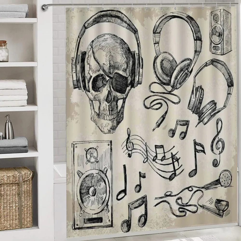 Music Hipster Skull — Detail 4