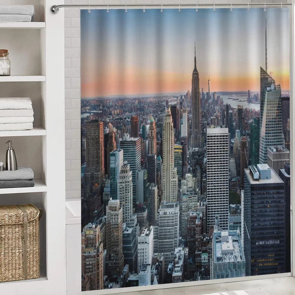 NYC Manhattan Skyline Dusk — Detail 4