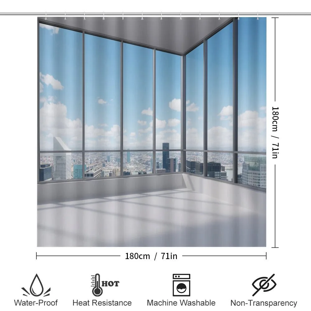 Office with Sunny Sky — Detail 2