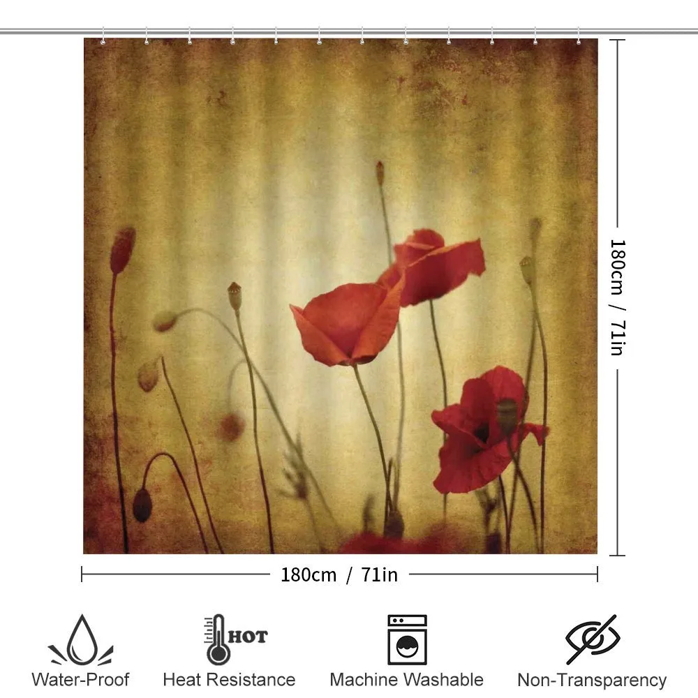Poppy Flowers Bohemian — Detail 2