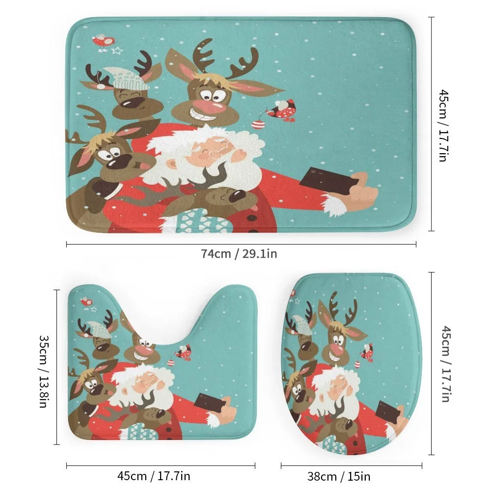 Reindeer Buddies Selfie — Detail 1