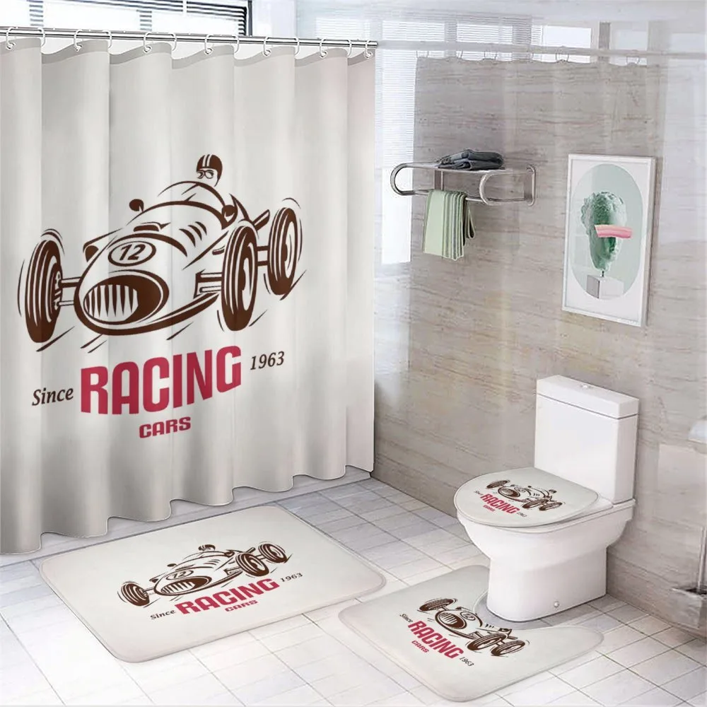 Retro Race Car Emblem — Your design