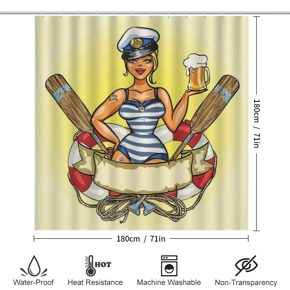 Sailor Blonde in Lifebuoy — Detail 2