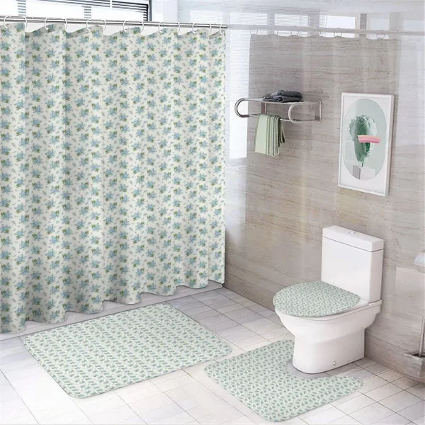 Spring Leaves on a shower curtain