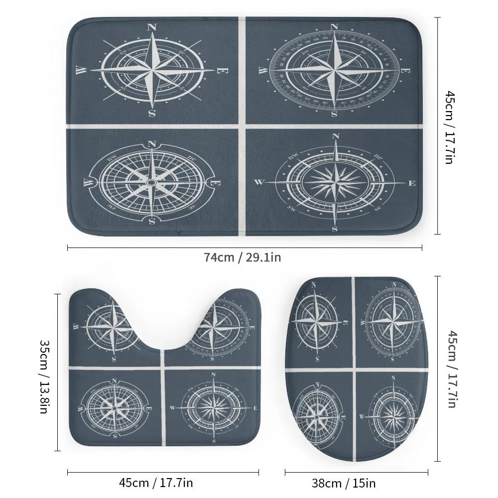White Compass Design — Detail 1
