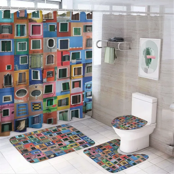 Windows Venice Doors on a shower curtain