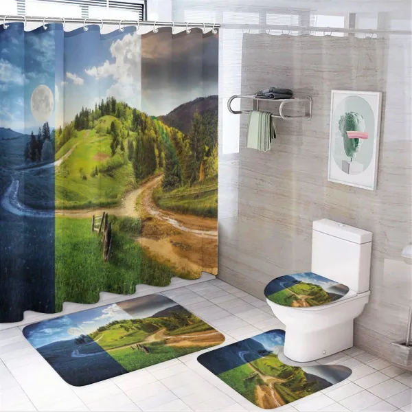 Autumn Scene on a shower curtain