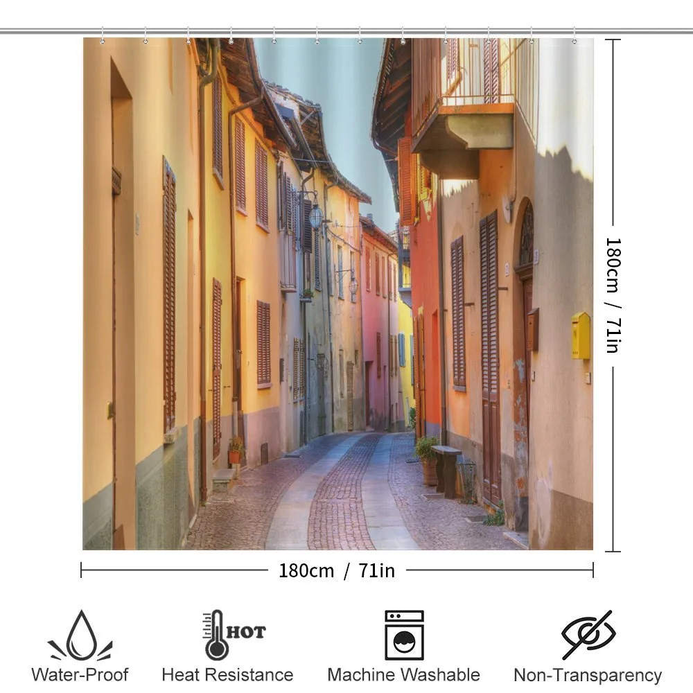 Narrow Paved Streets — Detail 2