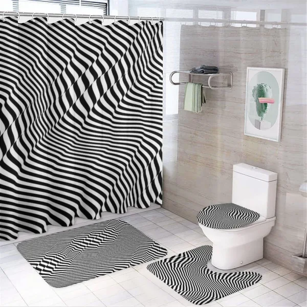 Perspective Art on a shower curtain
