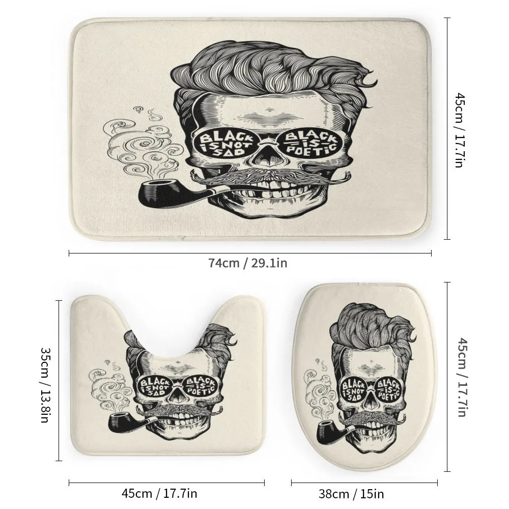 Skull with Pipe Glasses — Detail 1