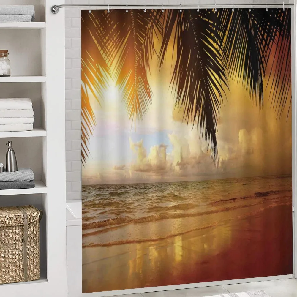 Sunset Caribbean Palms — Detail 4