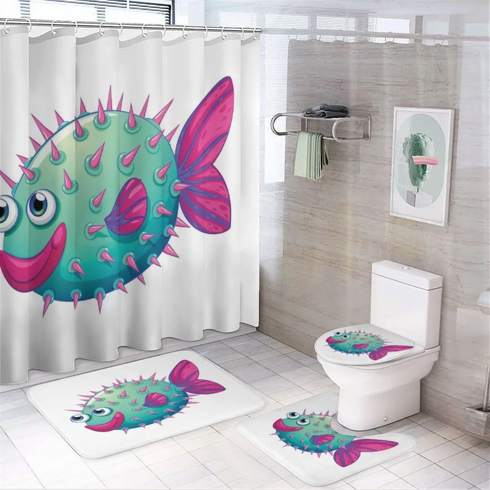 Vibrant Color Bubble Fish — Your design