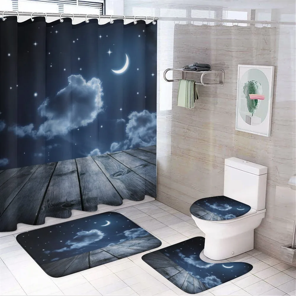 Vivid Night Sky Wood — Your design