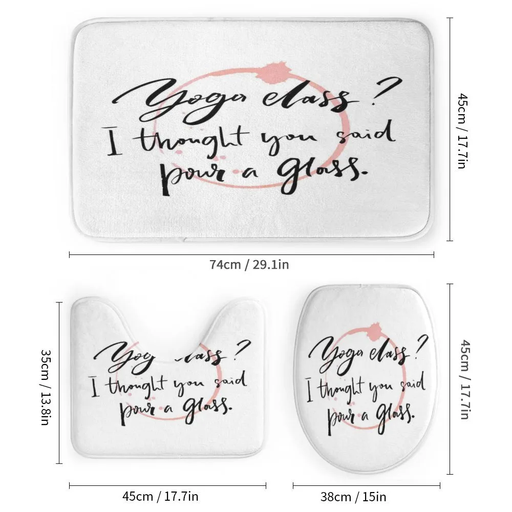 Yoga Class Wine Glass — Detail 1