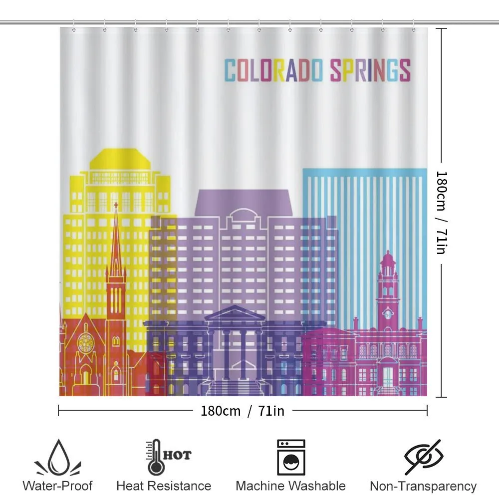 Colorful Urban City Sky — Detail 2