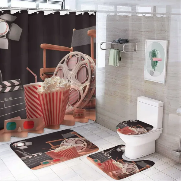 Film Industry on a shower curtain