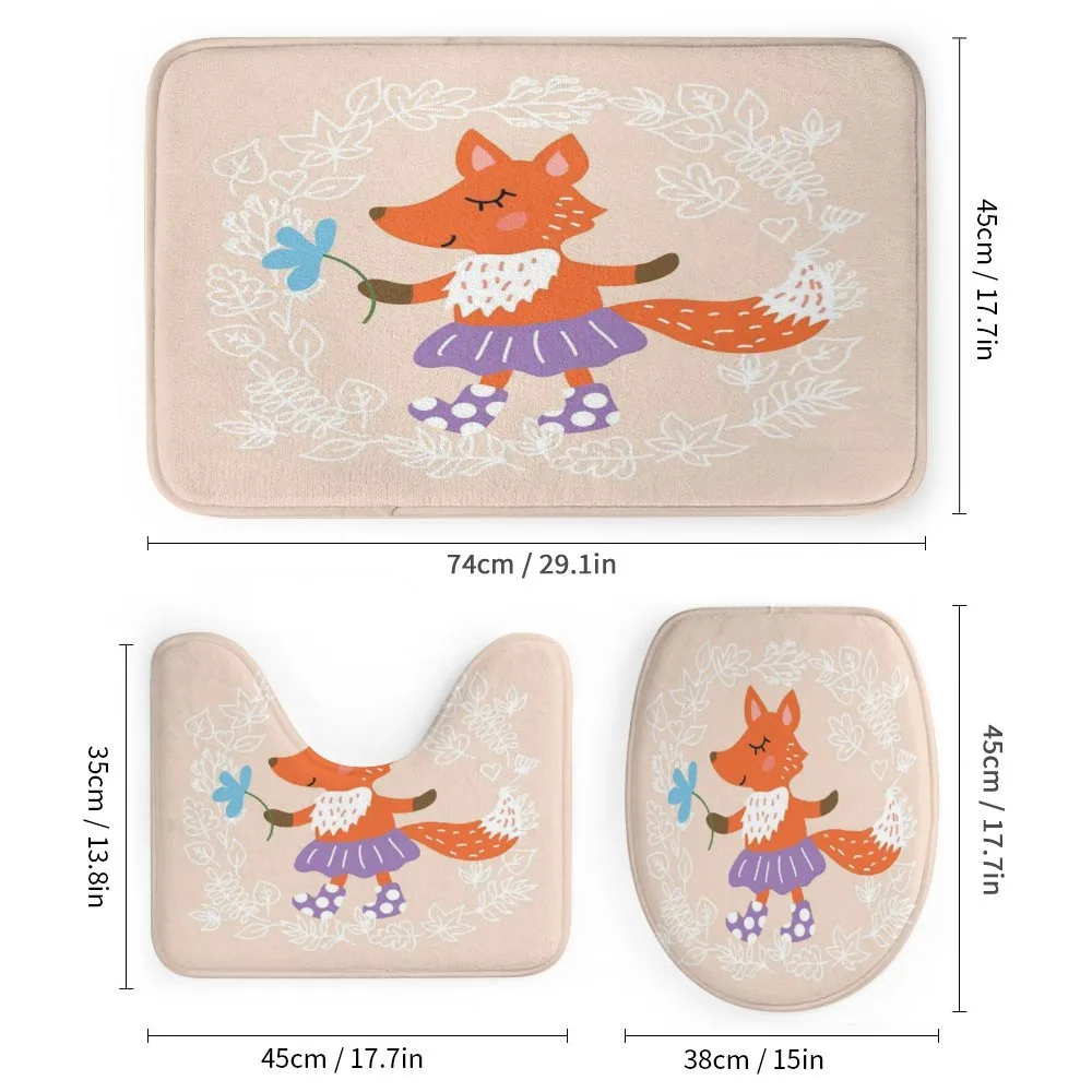 Fox with Clothing Flowers — Detail 1