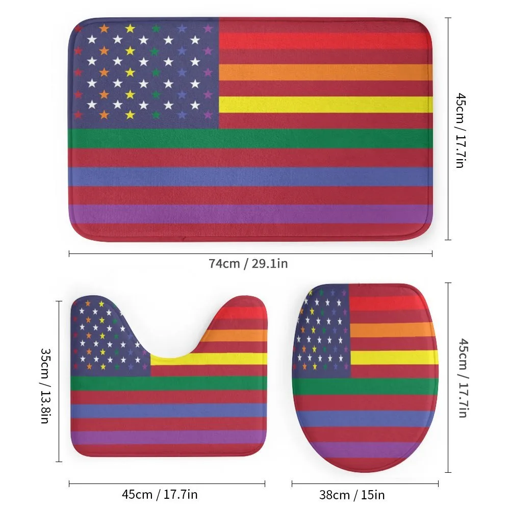 Gay Concept American Flag — Detail 1