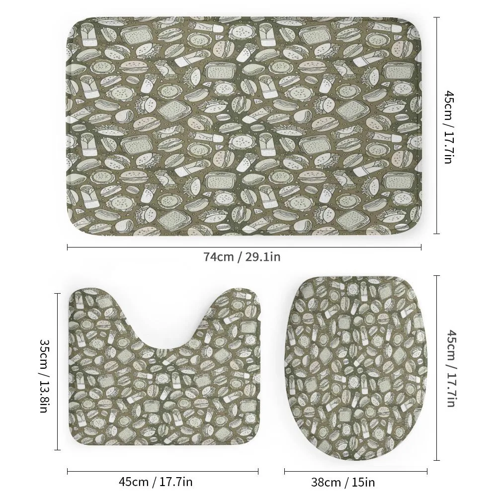 Hand-drawn Food Pattern — Detail 1