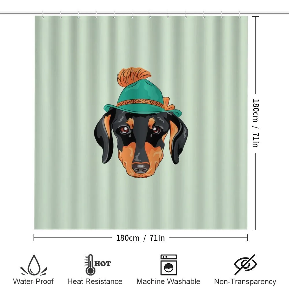 Hipster Dog and Hat — Detail 2
