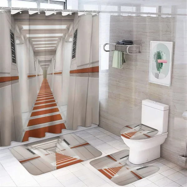 Interior Corridor on a shower curtain