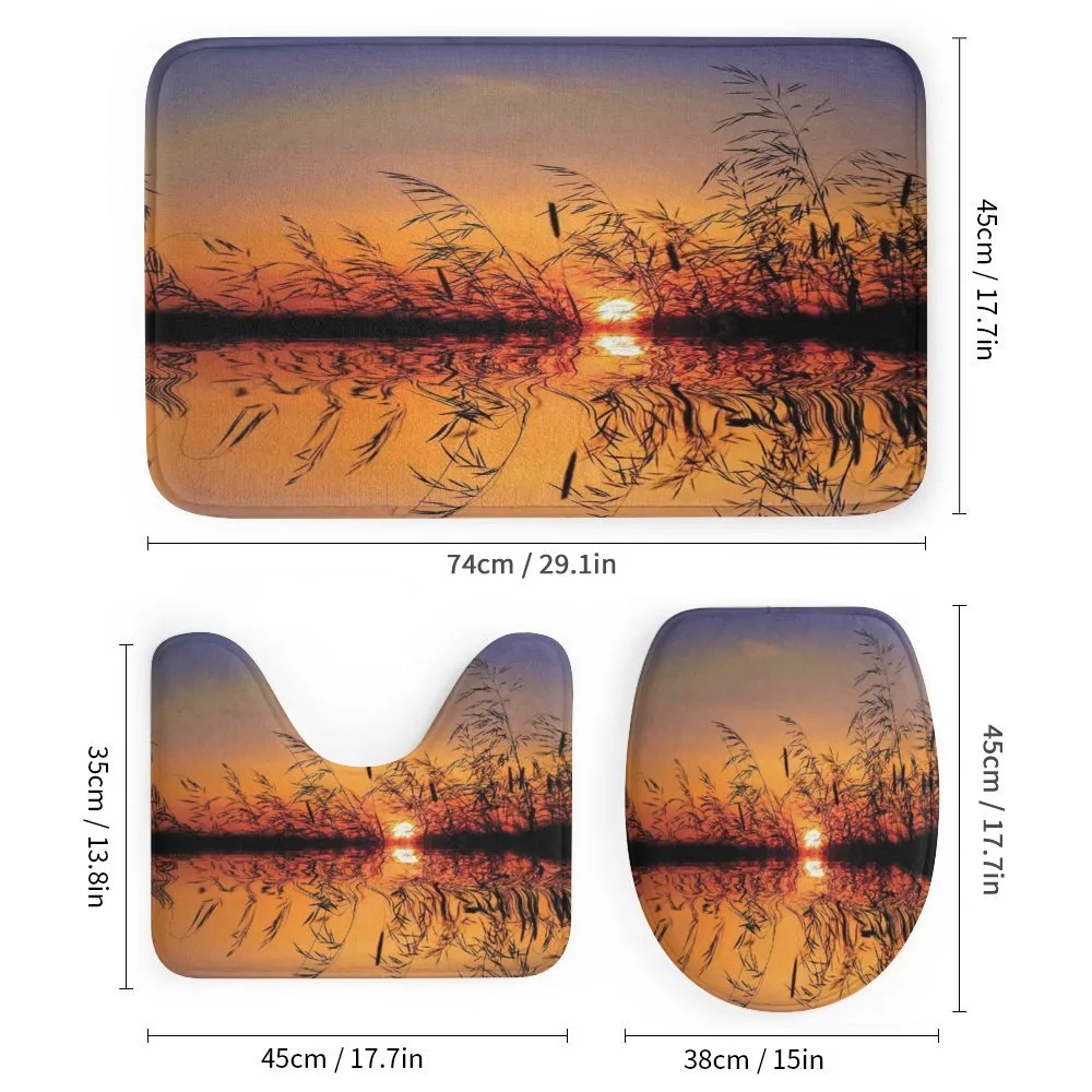 Lake Sunset Photo Scene — Detail 1