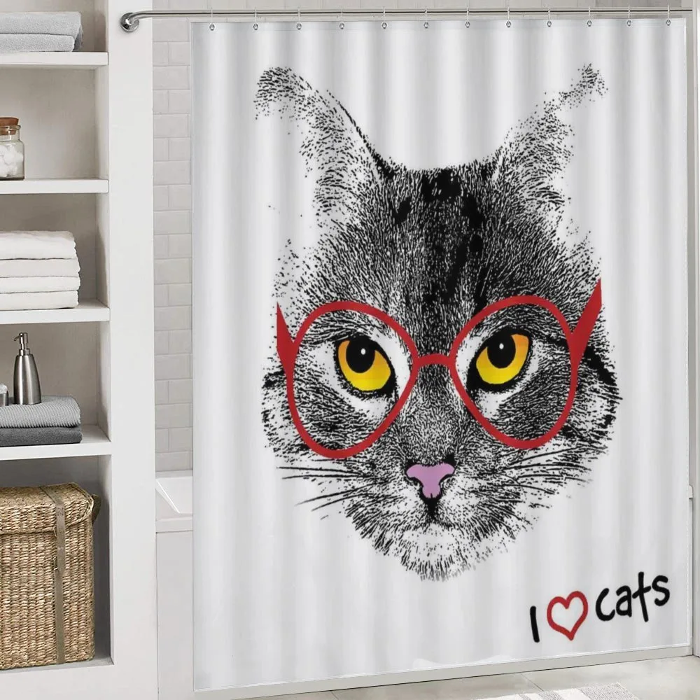 Nerd Cat with Glasses — Detail 4