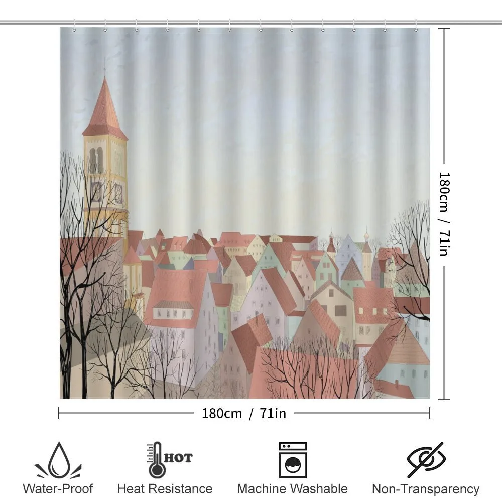 Pedestrian Town Cityscape — Detail 2