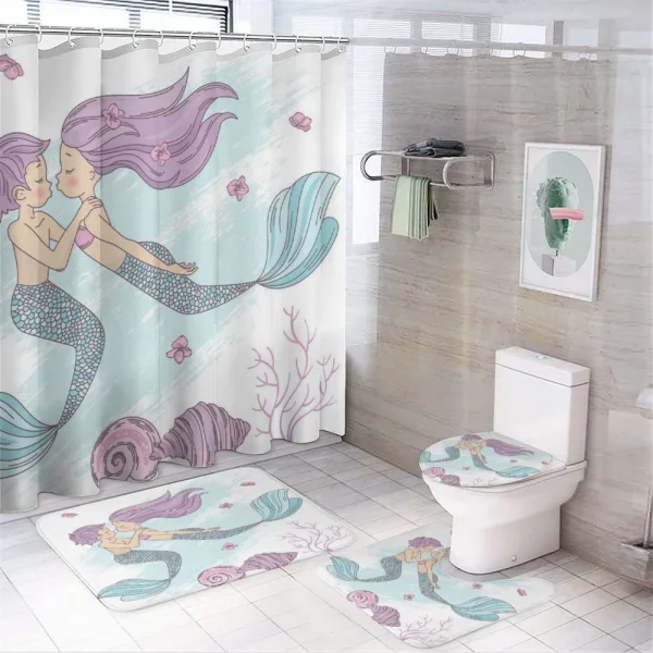 Underwater Couple on a shower curtain