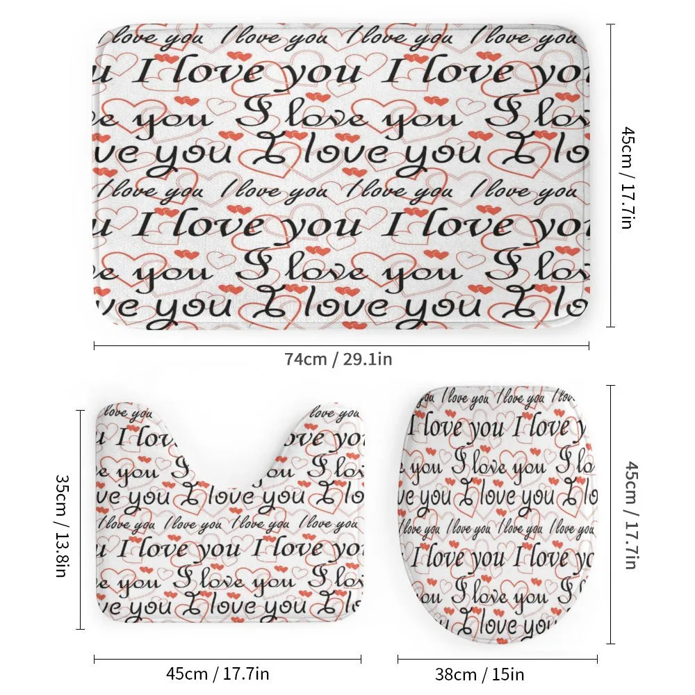 Calligraphy Hearts — Detail 1