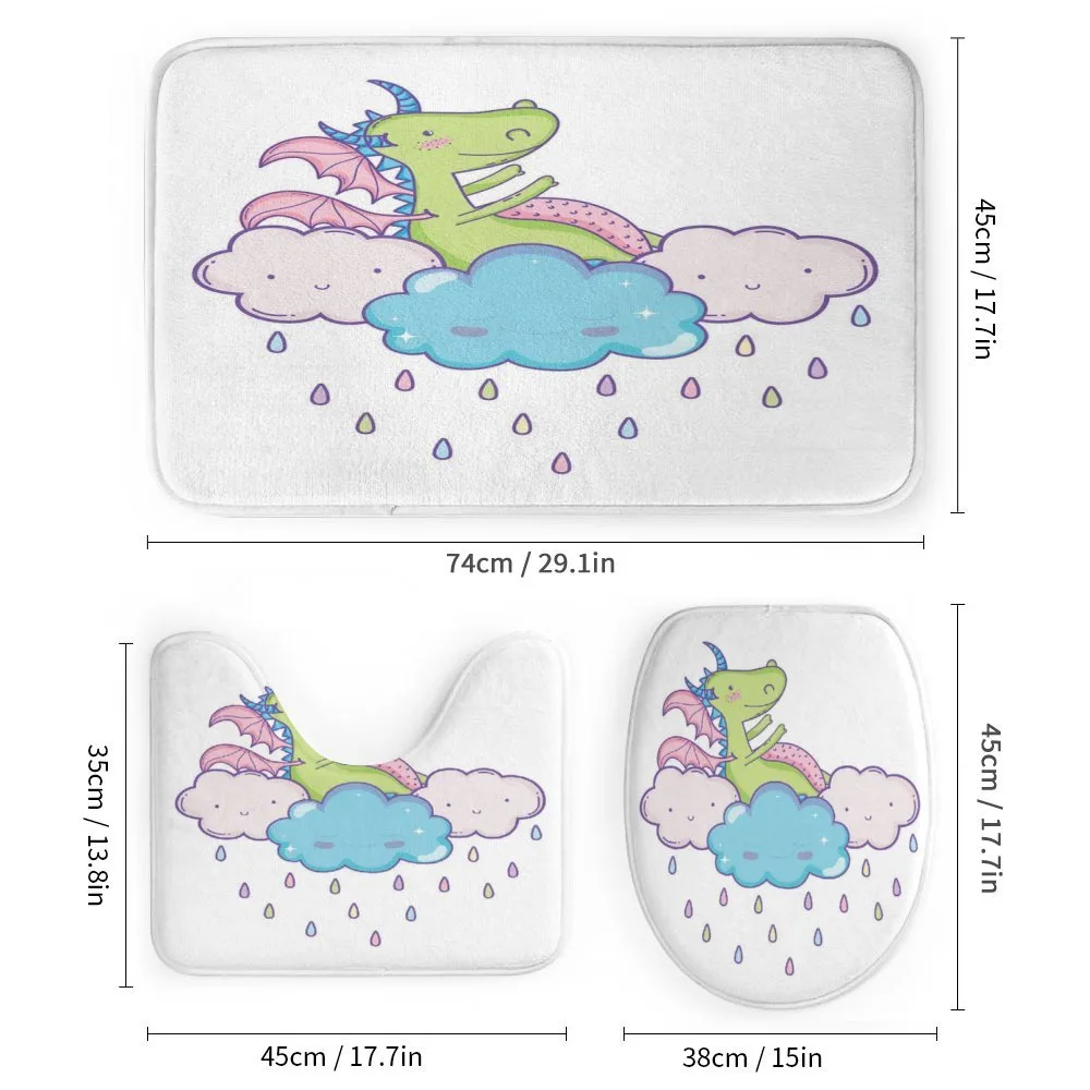 Doodle Style Clouds and Rain — Detail 1