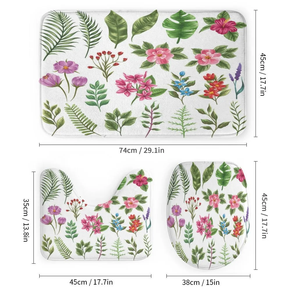 Exotic Flowers and Ferns — Detail 1