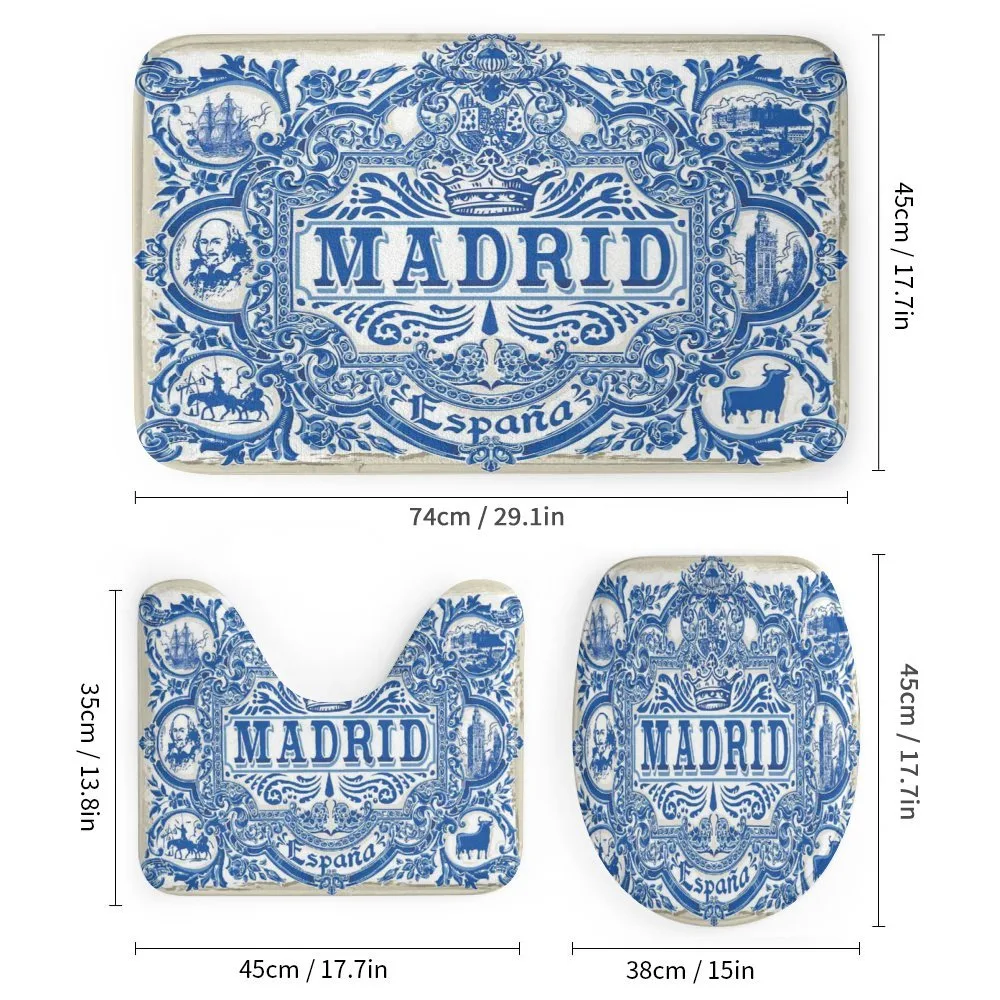 Madrid Calligraphy Tile — Detail 1