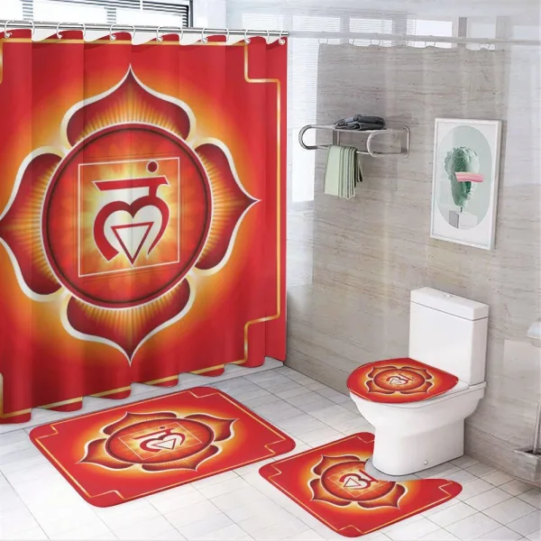 Muladhara Basic Trust on a shower curtain