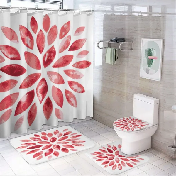 Nature Beauty Blossom on a shower curtain