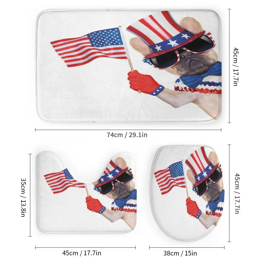 Patriotic Pug Dog — Detail 1